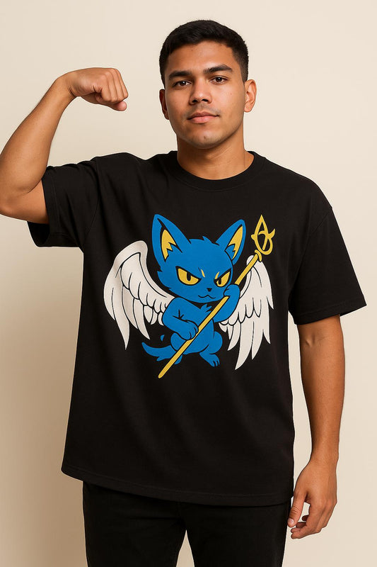 Winged Warrior Cat T-shirt